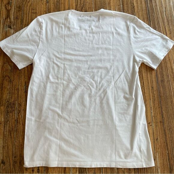 Nur Der Men’s White V Neck Undershirt Cotton Size XL/ XXL Like New Long - Picture 6 of 7